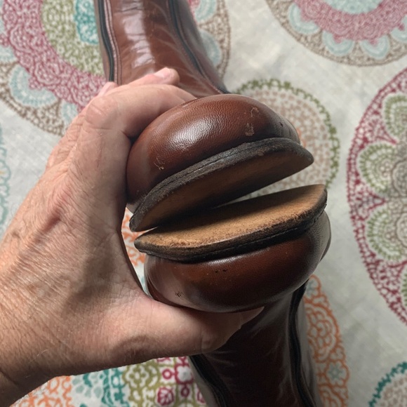 70’s Bostonian Double Zipper Brown Ankle Boots 8.5 - Picture 6 of 13